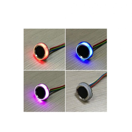 R502-A Capacitive Fingerprint Reader Module Sensor Scanner Small Thin Circular Ring LED Control DC3.3V MX1.0-6pin R502-A Capacitive Fingerprint Reader Module Sensor Scanner Small Thin Circular Ring LED Control DC3.3V MX1.0-6pin