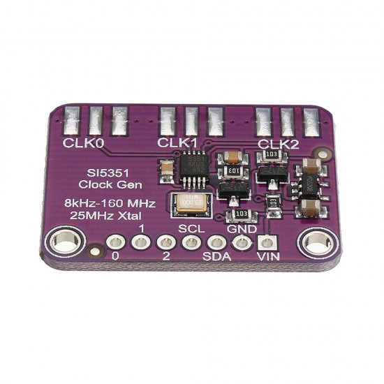 SI5351 Clock Signal Generator Module GY-SI5351 High Frequency Signal Wave Frequency 8KHz-160MHz SI5351 Clock Signal Generator Module GY-SI5351 High Frequency Signal Wave Frequency 8KHz-160MHz