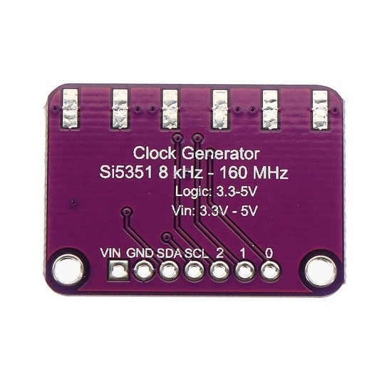 SI5351 Clock Signal Generator Module GY-SI5351 High Frequency Signal Wave Frequency 8KHz-160MHz SI5351 Clock Signal Generator Module GY-SI5351 High Frequency Signal Wave Frequency 8KHz-160MHz