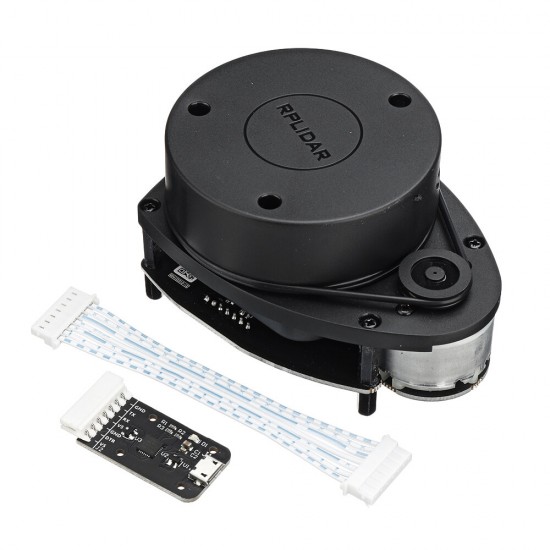 A1 2D 360 Degree 12 Meters Scanning Radius 2D Laser Range Distance Sensor Scanner for Obstacle Avoidance and Navigation of Robots A1 2D 360 Degree 12 Meters Scanning Radius 2D Laser Range Distance Sensor Scanner for Obstacle Avoidance and Navigation of Robots