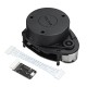 A1 2D 360 Degree 12 Meters Scanning Radius 2D Laser Range Distance Sensor Scanner for Obstacle Avoidance and Navigation of Robots A1 2D 360 Degree 12 Meters Scanning Radius 2D Laser Range Distance Sensor Scanner for Obstacle Avoidance and Navigation of Robots