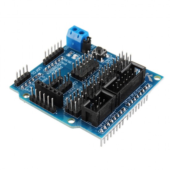 Sensor Shield V5.0 Sensor Expansion Board for Arduino - products that work with official Arduino boards