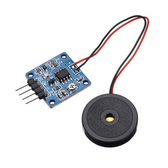 TZT 5V Piezoelectric Film Vibration Sensor Switch Module TTL Level Output for Arduino - products that work with official Arduino boards