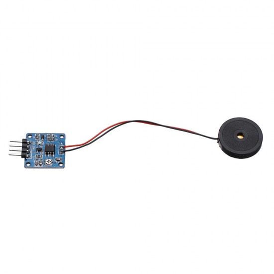 TZT 5V Piezoelectric Film Vibration Sensor Switch Module TTL Level Output for Arduino - products that work with official Arduino boards