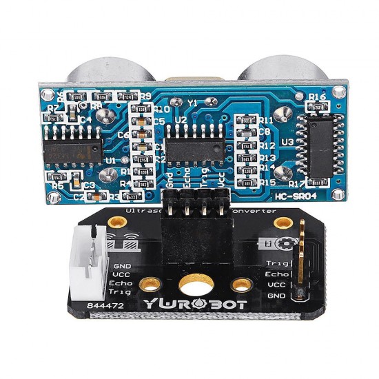 Ultrasonic Ranging Sensor Module With Transfer Fixing Plate for Arduino - products that work with official Arduino boards Ultrasonic Ranging Sensor Module With Transfer Fixing Plate for Arduino - products that work with official Arduino boards