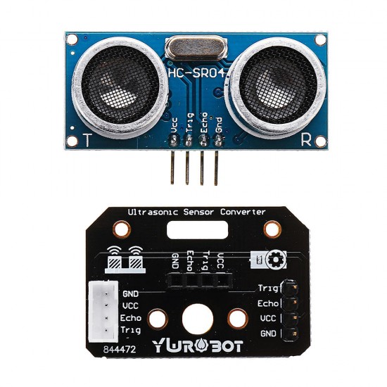 Ultrasonic Ranging Sensor Module With Transfer Fixing Plate for Arduino - products that work with official Arduino boards Ultrasonic Ranging Sensor Module With Transfer Fixing Plate for Arduino - products that work with official Arduino boards