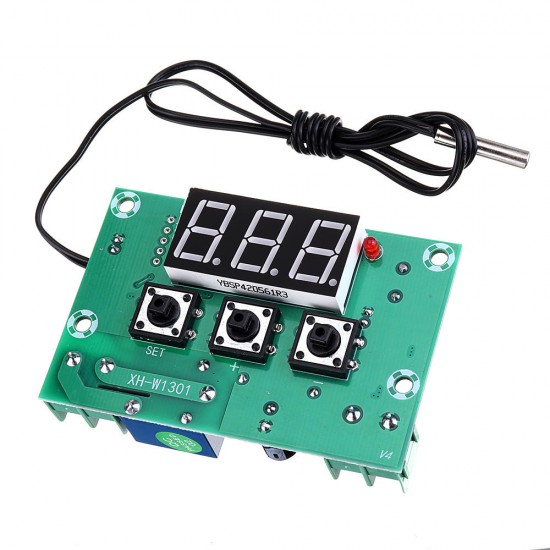 W1301 LED Digital Thermostat Temperature Control Thermometer Controller Switch Module Waterproof NTC Sensor W1301 LED Digital Thermostat Temperature Control Thermometer Controller Switch Module Waterproof NTC Sensor