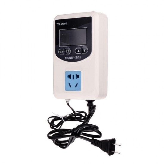 W2140 Digital Display Intelligent Temperature Controller Switch High Precision Temperature Control Socket W2140 Digital Display Intelligent Temperature Controller Switch High Precision Temperature Control Socket