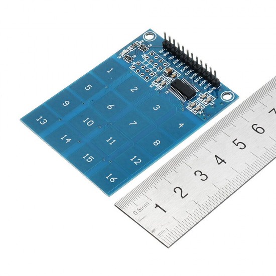 XD-62B TTP229 16 Channel Capactive Touch Switch Digital Sensor IC Module Board Plate for Arduino - products that work with official Arduino boards