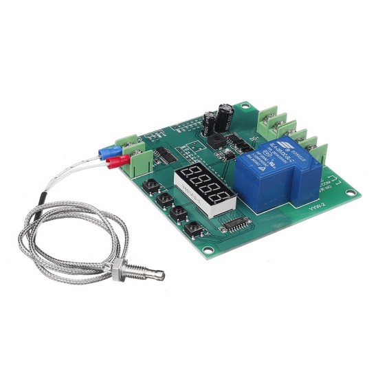 YYW-2 0-1024°Temperature Sensor Temperature Control Relay Detection High Temperature Serial Output with K Type Thermocouple 30A YYW-2 0-1024°Temperature Sensor Temperature Control Relay Detection High Temperature Serial Output with K Type Thermocouple 30A
