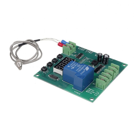 YYW-2 0-1024°Temperature Sensor Temperature Control Relay Detection High Temperature Serial Output with K Type Thermocouple 30A YYW-2 0-1024°Temperature Sensor Temperature Control Relay Detection High Temperature Serial Output with K Type Thermocouple 30A