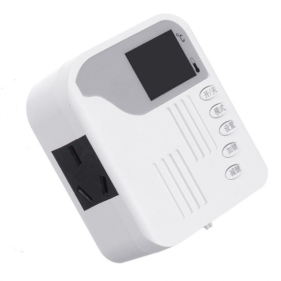 ZFX-003 Carbon Crystal Plate Thermostat Socket Temperature Control Remote Control Switch Radiator Temperature Controller 2000W AC 220V