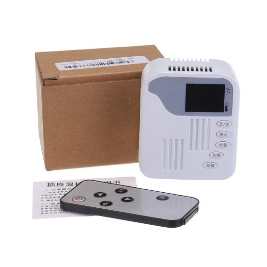 ZFX-003 Carbon Crystal Plate Thermostat Socket Temperature Control Remote Control Switch Radiator Temperature Controller 2000W AC 220V ZFX-003 Carbon Crystal Plate Thermostat Socket Temperature Control Remote Control Switch Radiator Temperature Controller 2000W AC 220V