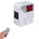 ZFX-003 Carbon Crystal Plate Thermostat Socket Temperature Control Remote Control Switch Radiator Temperature Controller 2000W AC 220V