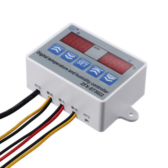 ZFX-ST3022 LED Digital Dual Thermometer Temperature Controller Thermostat Incubator Microcomputer