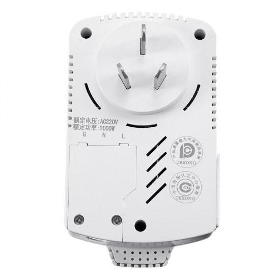 ZFX-W01 Carbon Crystal Plate Thermostat Socket Temperature Control Remote Control Switch Radiator Temperature Controller 2000W AC 220V ZFX-W01 Carbon Crystal Plate Thermostat Socket Temperature Control Remote Control Switch Radiator Temperature Controller 2000W AC 220V