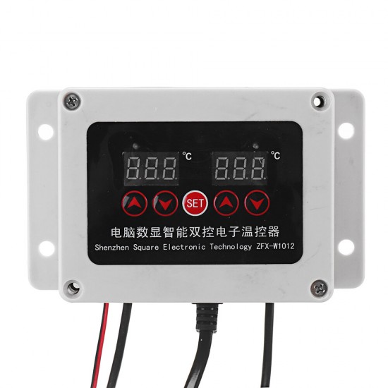 ZFX-W1012 -40°to 300°Intelligent Temperature Sensor AlHigh Temperature Low Temperature Over Temperature AlTemperature Controller for Oven Breeding Incubation