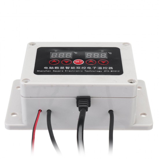 ZFX-W1012 -40°to 300°Intelligent Temperature Sensor AlHigh Temperature Low Temperature Over Temperature AlTemperature Controller for Oven Breeding Incubation