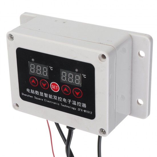 ZFX-W1012 -40°to 300°Intelligent Temperature Sensor AlHigh Temperature Low Temperature Over Temperature AlTemperature Controller for Oven Breeding Incubation