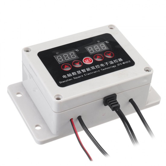 ZFX-W1012 -40°to 300°Intelligent Temperature Sensor AlHigh Temperature Low Temperature Over Temperature AlTemperature Controller for Oven Breeding Incubation