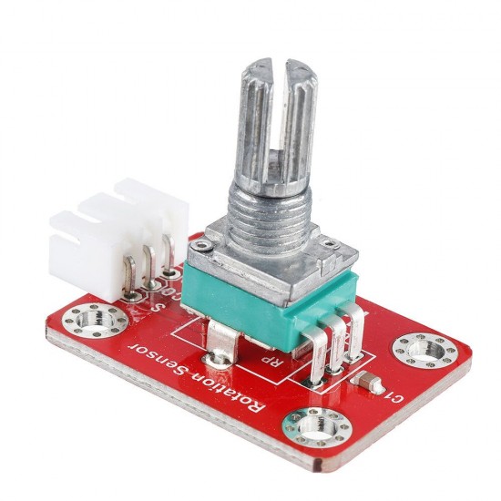Adjustable Potentiometer Module (Pad hole) with Anti-reverse Plug White Terminal Analog Signal