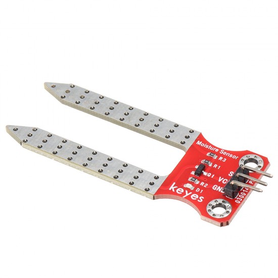 Soil Sensor(Pad hole) Analog Signal with Pin Header Module Board