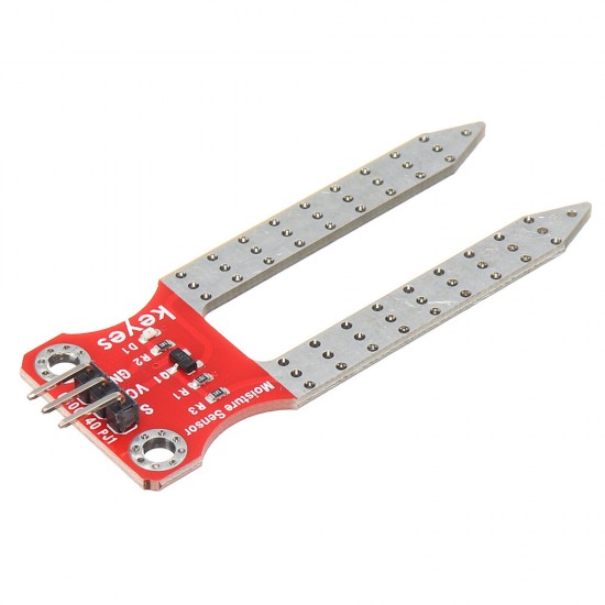 Soil Sensor(Pad hole) Analog Signal with Pin Header Module Board