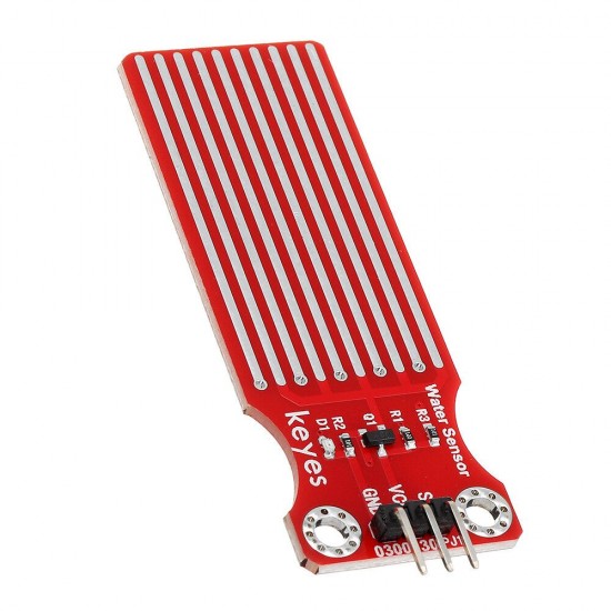 Water Level Sensor(Pad hole) with Pin Header Module Board Analog Signal Water Level Sensor(Pad hole) with Pin Header Module Board Analog Signal