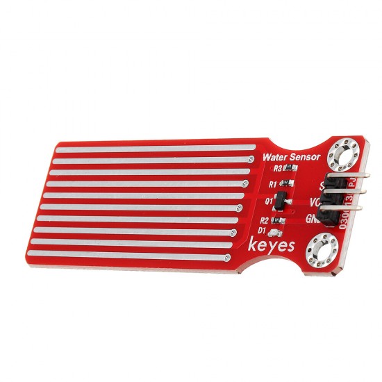 Water Level Sensor(Pad hole) with Pin Header Module Board Analog Signal Water Level Sensor(Pad hole) with Pin Header Module Board Analog Signal