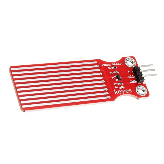 Water Level Sensor(Pad hole) with Pin Header Module Board Analog Signal Water Level Sensor(Pad hole) with Pin Header Module Board Analog Signal