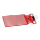 Water Level Sensor(Pad hole) with Pin Header Module Board Analog Signal Water Level Sensor(Pad hole) with Pin Header Module Board Analog Signal