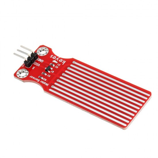 Water Level Sensor(Pad hole) with Pin Header Module Board Analog Signal Water Level Sensor(Pad hole) with Pin Header Module Board Analog Signal