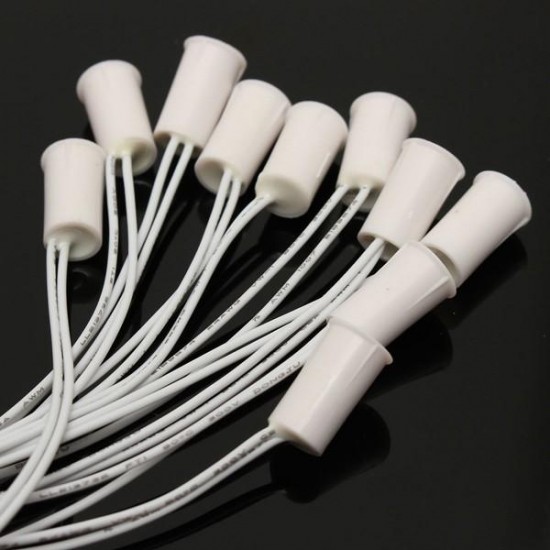 10pcs RC-33 Wired Door Window Sensor Magnetic Switch for Home Alarm System