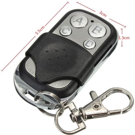 2pcs 433mhz Electric Cloning Universal Gate Door Remote Control Fob Key Fob