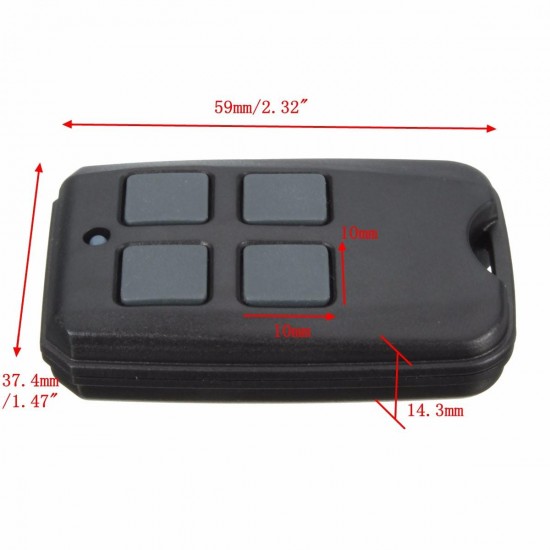 4 Button 315/390MHz Gate Remote Control For G3T-BX GIC GIT OCDT 37218R 4 Button 315/390MHz Gate Remote Control For G3T-BX GIC GIT OCDT 37218R