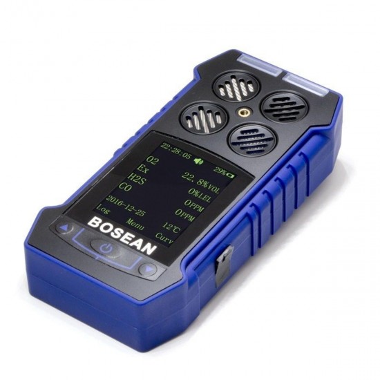 4 in 1 Gas Detector CO O2 H2S EX Oxygen Gas Alarm Monitor Time Temperature Meter 4 in 1 Gas Detector CO O2 H2S EX Oxygen Gas Alarm Monitor Time Temperature Meter