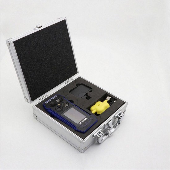 4 in 1 Gas Detector CO O2 H2S EX Oxygen Gas Alarm Monitor Time Temperature Meter 4 in 1 Gas Detector CO O2 H2S EX Oxygen Gas Alarm Monitor Time Temperature Meter