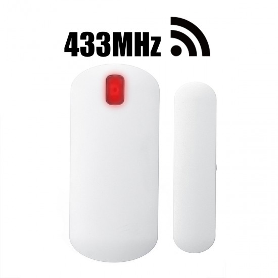 433MHz Wireless Security Home Door Window Entry Alarm System Warning Sensor