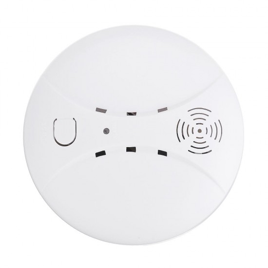 433Mhz Wireless Smoke Detector Can be Used Alone or With Alarm Wireless Smoke Sensor Detector Work With Security Alarm System Host