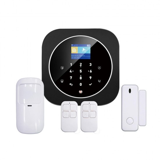 Tuya APP Smart WiFi GSM Home Security Alarm System Detector Home Alarm 433MHz Compatible With Alexa Google IFTTT