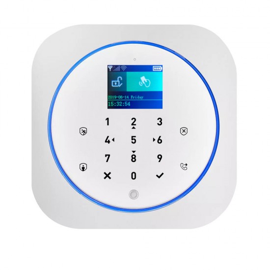 Tuya APP Smart WiFi GSM Home Security Alarm System Detector Home Alarm 433MHz Compatible With Alexa Google IFTTT