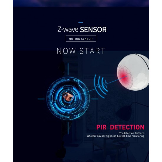 NAS-PD02Z New PIR Motion Sensor Detector Home Automation Alarm System Motion Alar