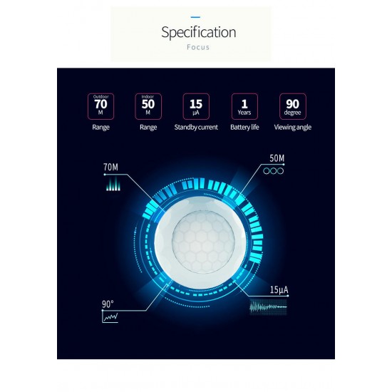 NAS-PD02Z New PIR Motion Sensor Detector Home Automation Alarm System Motion Alar NAS-PD02Z New PIR Motion Sensor Detector Home Automation Alarm System Motion Alar