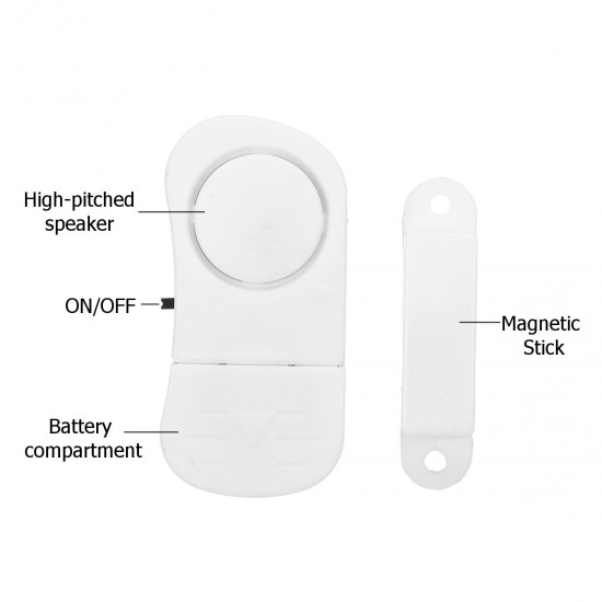 Wireless Home Security Shop Door Window Burglar Alarm System Magnetic Contact Wireless Home Security Shop Door Window Burglar Alarm System Magnetic Contact