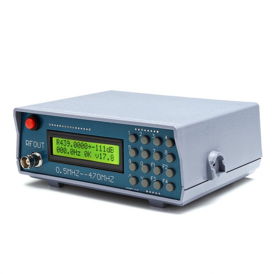 0.5Mhz-470Mhz RF Signal Generator Meter Tester for FM Radio Walkie-Talkie Debug