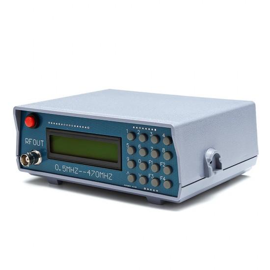 0.5Mhz-470Mhz RF Signal Generator Meter Tester for FM Radio Walkie-Talkie Debug