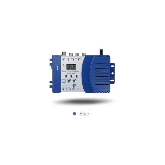Auto RF Modulator Compact RF Modulator Audio Video TV Converter RHF UHF Signal Amplifier AC230V