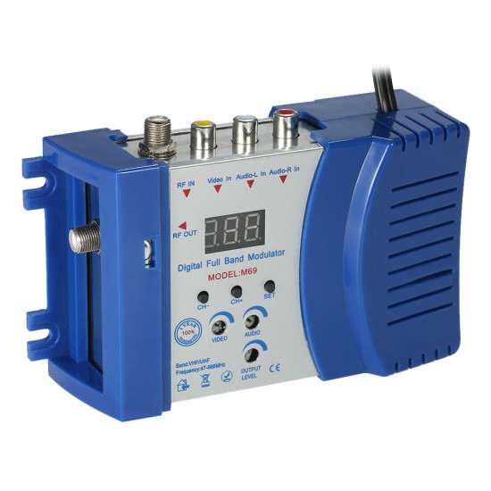 Auto RF Modulator Compact RF Modulator Audio Video TV Converter RHF UHF Signal Amplifier AC230V Auto RF Modulator Compact RF Modulator Audio Video TV Converter RHF UHF Signal Amplifier AC230V