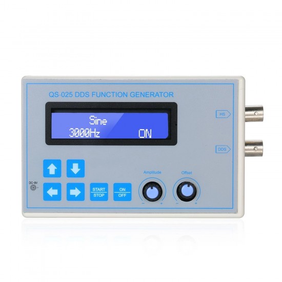 DDS Function Signal Generator Sine Square Triangle Sawtooth Wave Low Frequency LCD Display USB Cable DC9V 1Hz-65534Hz DDS Function Signal Generator Sine Square Triangle Sawtooth Wave Low Frequency LCD Display USB Cable DC9V 1Hz-65534Hz