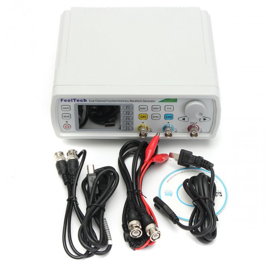 FY6600 Digital 12-60MHz Dual Channel DDS Function Arbitrary Waveform Signal Generator Frequency Meter FY6600 Digital 12-60MHz Dual Channel DDS Function Arbitrary Waveform Signal Generator Frequency Meter